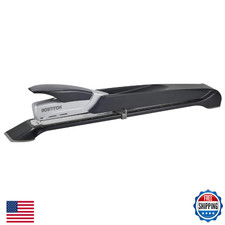 Bostitch Office Booklet Stapler - One Finger, No Effort, Spring Powered, Long Re