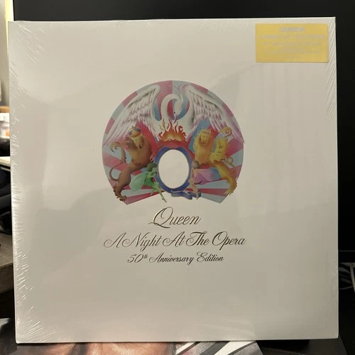 QUEEN A Night At The Opera 50th Anniversary Clear Vinyl Record 180g SEALED NEW