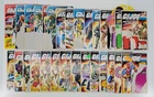 GI JOE 1984-94 LOT OF 32 FULL CARD BACKS UNCUT FILE CARDS VINTAGE HASBRO