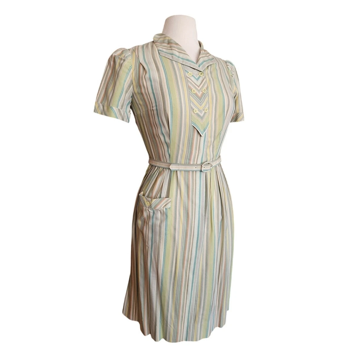 Green 1940s Vintage Dresses for Women for sale | eBay