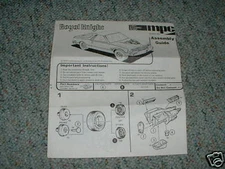 MPC Royal Knight El Camino  Instructions B.