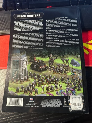 Codex Witch Hunters - GW WH40K 3ed - Photo 3/3