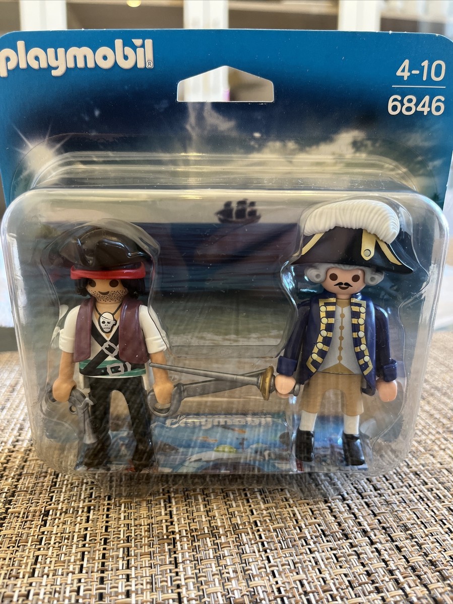 PLAYMOBIL 6846 Piratas Duo Pack Pirate And Captain NEW NIB