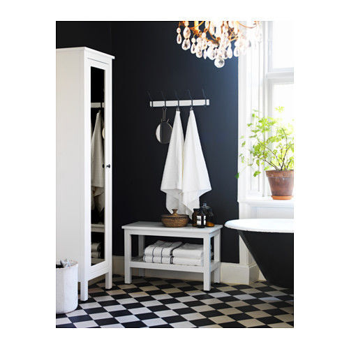 Banc IKEA HEMNES 37x53 cm blanc - Imagen 3 de 4
