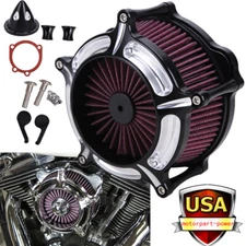 Air Cleaner Intake Filter Kit For Harley Sportster Iron 1200 Low Police 883 Dyna