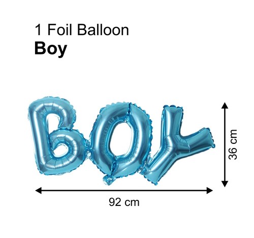 Boy or Girl Gender Reveal Sash Pink Blue for Baby Shower balloon Decorations UK - Picture 13 of 21