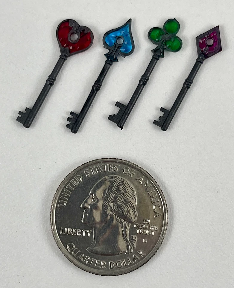 Damtoys Resident Evil 2 LEON S KENNEDY JUEGO DE 4 LLAVES DE PUERTA Accesorio Escala 1/6 Foto 2 de 3