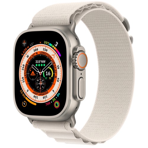 Apple Watch Ultra - 49mm - Starlight Cellular - All Straps - Good Condition - Picture 8 of 19
