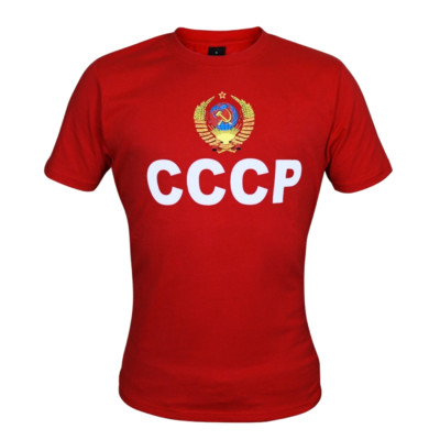 100% Baumwolle Shirt ''UdSSR'' rot Футболка ''СССР'' 