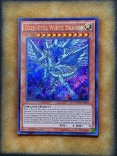 Yugioh Deep-Eyes White Dragon MVP1-ENS05 Secret Rare 1st Ed NM