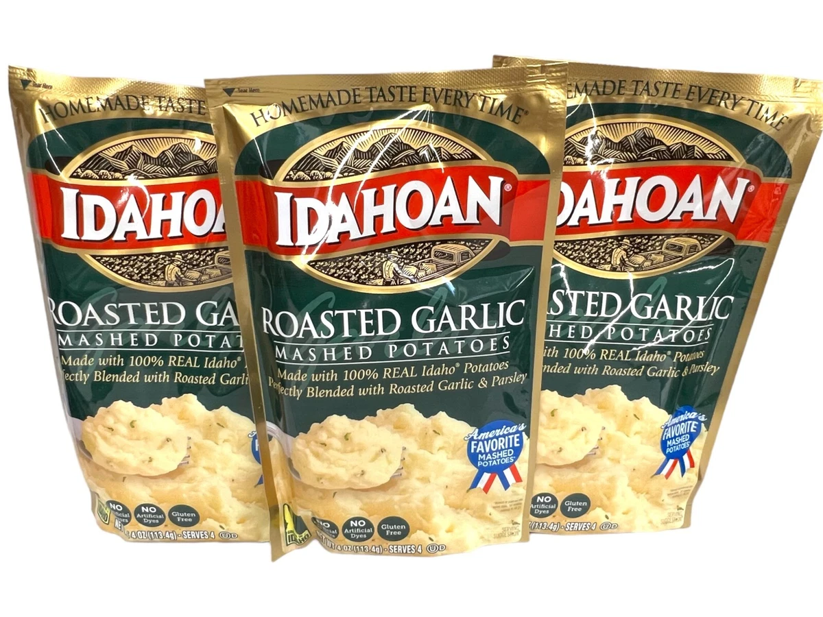 Idahoan instant garlic mashed potatoes hot sale