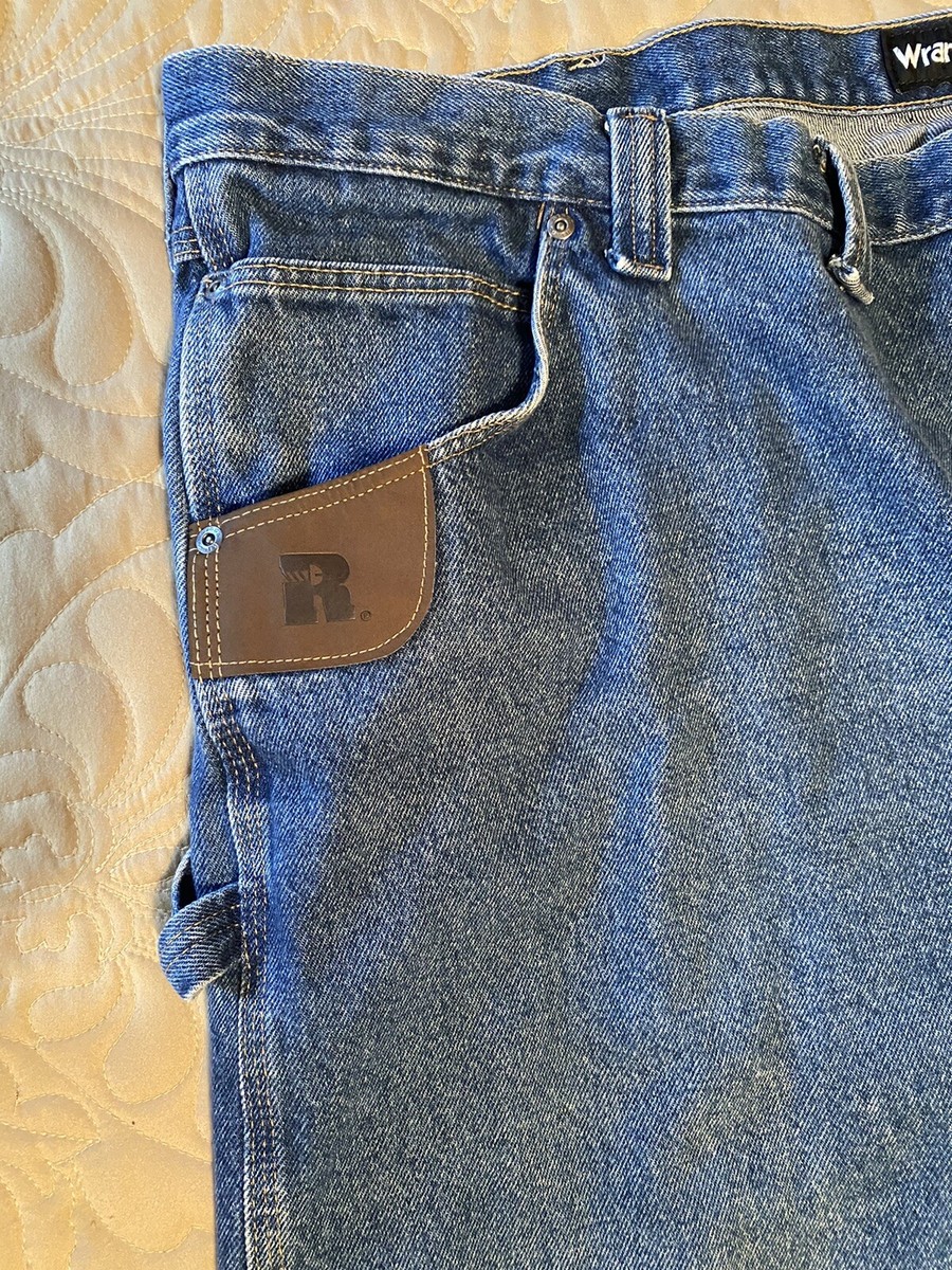 Riggs Work Wear Denim Carpenter Dura Shield Jeans Men's 52 X