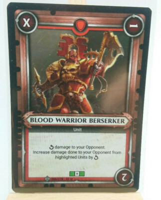 Warhammer Blood Warrior Berserker Foil Uncommon Mint Englisch AoS Champions