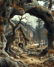 Fantastical Finds: Unique 8x10 Art Prints for Imaginative Souls  68431376