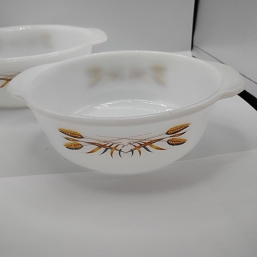 Cazuela Anchor Hocking Fire King Golden Wheat Platos Horno Artículos 4 Piezas - Imagen 8 de 13