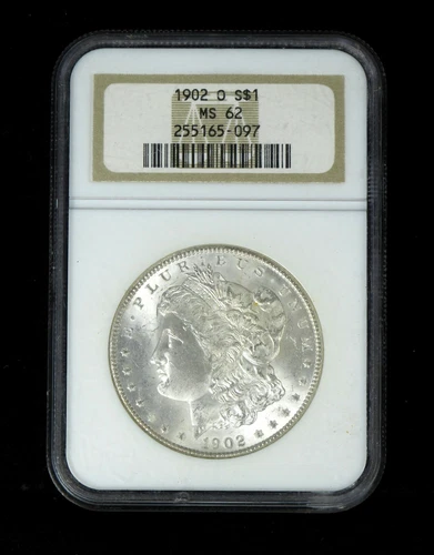 1902-O Morgan Silver Dollar NGC MS 62