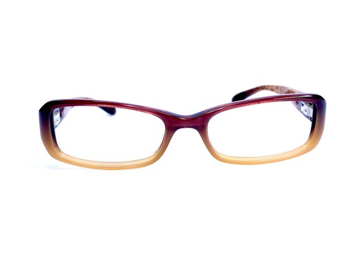 Marc Jacobs Brown Clear Ombré  Rectangular Eyeglasses MMJ 405 1K7 50 17 135