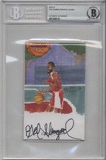GOD SHAMMGOD NBA JAM RUCKER PARK NINTENDO SIGNED ORIGINAL ART SKETCH 1/1 BAS