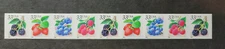 Scott #3305a (3302-3305) Berry (Strawberry, Blueberry) P#B2211 Coil of 9 Stamps