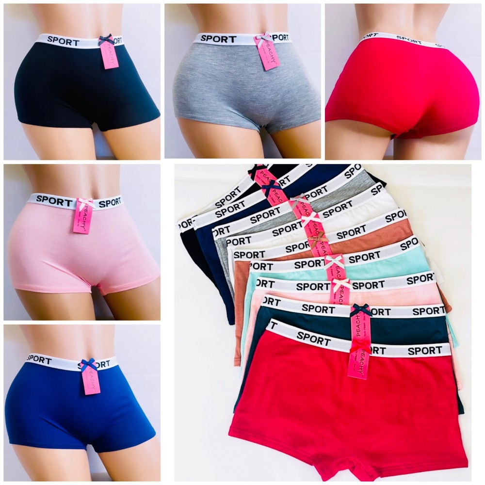 Sexy 3-12 Women Boxer Brief Shorties Boyshort Underwear Panties PT09