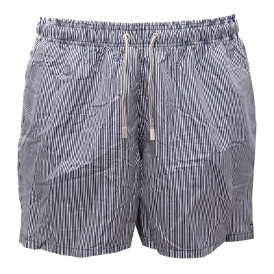 0236AH costume boxer uomo NO BRAND blue/white stripes beachwear man