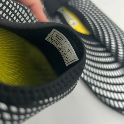 Equick Unisex Kinder runde Zehenpartie Slipper schnell trocknend schwarz Wasserschuhe Größe 5,5 - Bild 7 von 9