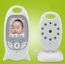 Wireless Video Baby Monitor Color Security Camera NightVision IR LED Temperature