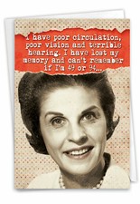 Funny Blank All Occasions Greeting Card -Still Have My License-Envelope,US-Made
