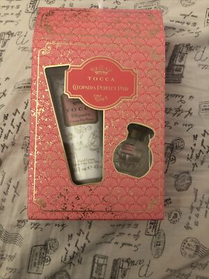 TOCCA Cleopatra Perfect Pairs Set Hand Cream and Eau De Parfum Travel Size NIB