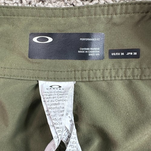 Oakley Boardshorts Herren 36 Performance Fit grün gelb grau Badeanzug MÄNGEL - Bild 9 von 14