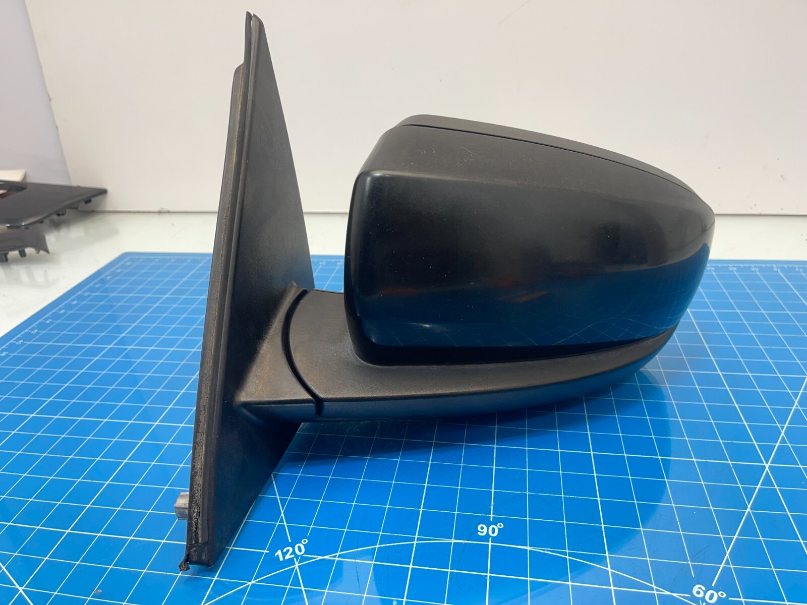 0713 BMW X5 E70 LEFT DRIVER SIDE DOOR REAR VIEW MIRROR Auto Dim Black