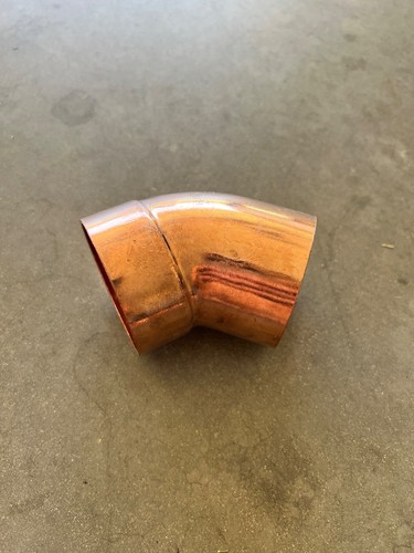 2" x 2" 45 Degree Street Elbow COPPER PIPE FITTING