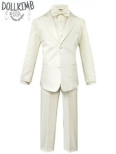 Boys babie Kids formal Suit Tuxedo Bow tie. Traje de smoquin para ni o. Beich