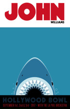 John Williams 2018 Jaws Hollywood Bowl Poster Rare
