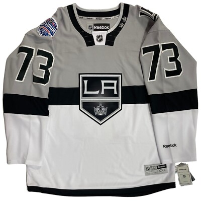 TYLER TOFFOLI 2015 REEBOK PREMIER STADIUM SERIES LA KINGS JERSEY