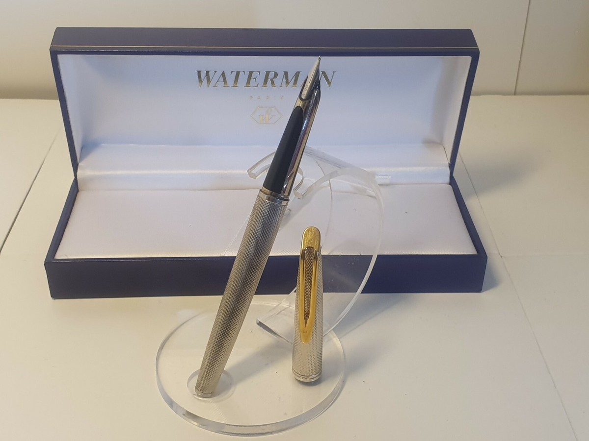 Stylo Plume Waterman CF En Argent Massif - Occasion - Plume En Argent