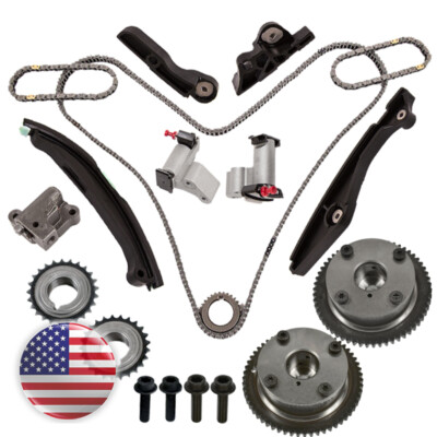 Timing Chain Kit Camshaft Sprocket Fit Mazda Ford Explorer Flex Fusion CX-9 3.7L