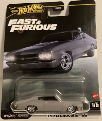 2025 Hot Wheels Premium Fast & Furious Gray 1970 Chevelle SS ~ SAME DAY SHIP