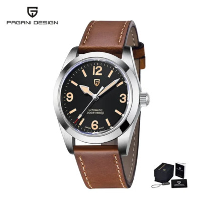 2024 Neu 36MM Herren Automatik Mechanische Uhren NH35 Saphir Edelstahl AR 