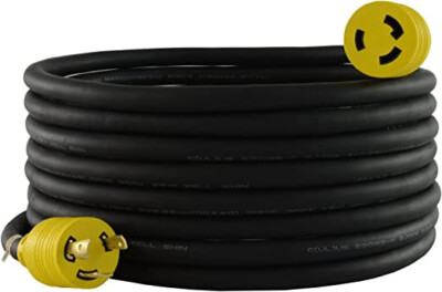 Conntek RUL630PR-025 L6-30 3 Prong 30 Amp 250V SJOOW Rubber Extension Cord, 25ft
