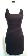Silence + Noise Urban Outfitters Dress Black Stretch Bodycon Women's Size XS