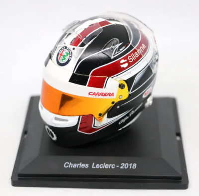 Lot De Casques Charles Leclerc F1 - Scuderia Ferrari - Altaya Spark 2022