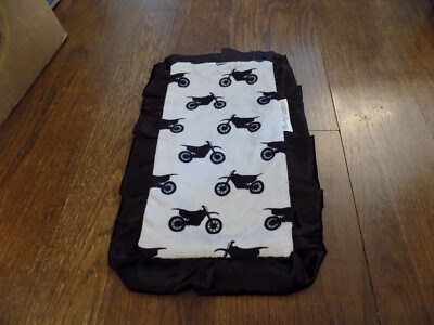 Minky Couture Black Plush Blanket Golden Beginnings Plush Blanket