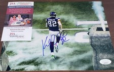 Kyle Rudolph Signed Autographed 8x10 Photo Minnesota Vikings JSA