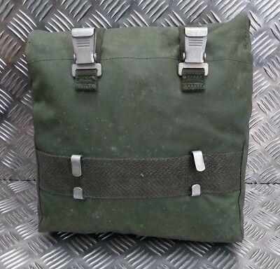 Genuine Vintage Military Issue PVC Heavy Duty Back Pack Pannier - Foto 8