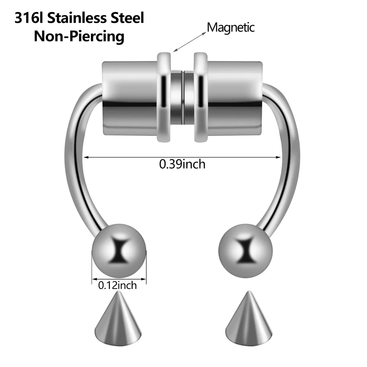 Magnetic nose ring clearance hoop