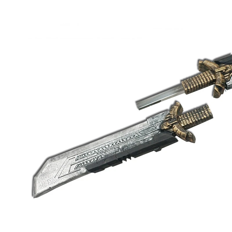 Espuma de adereços de espada Thanos Blade de dois gumes 42" para arma de brinquedo cosplay dos Vingadores - Imagem 3 de 4