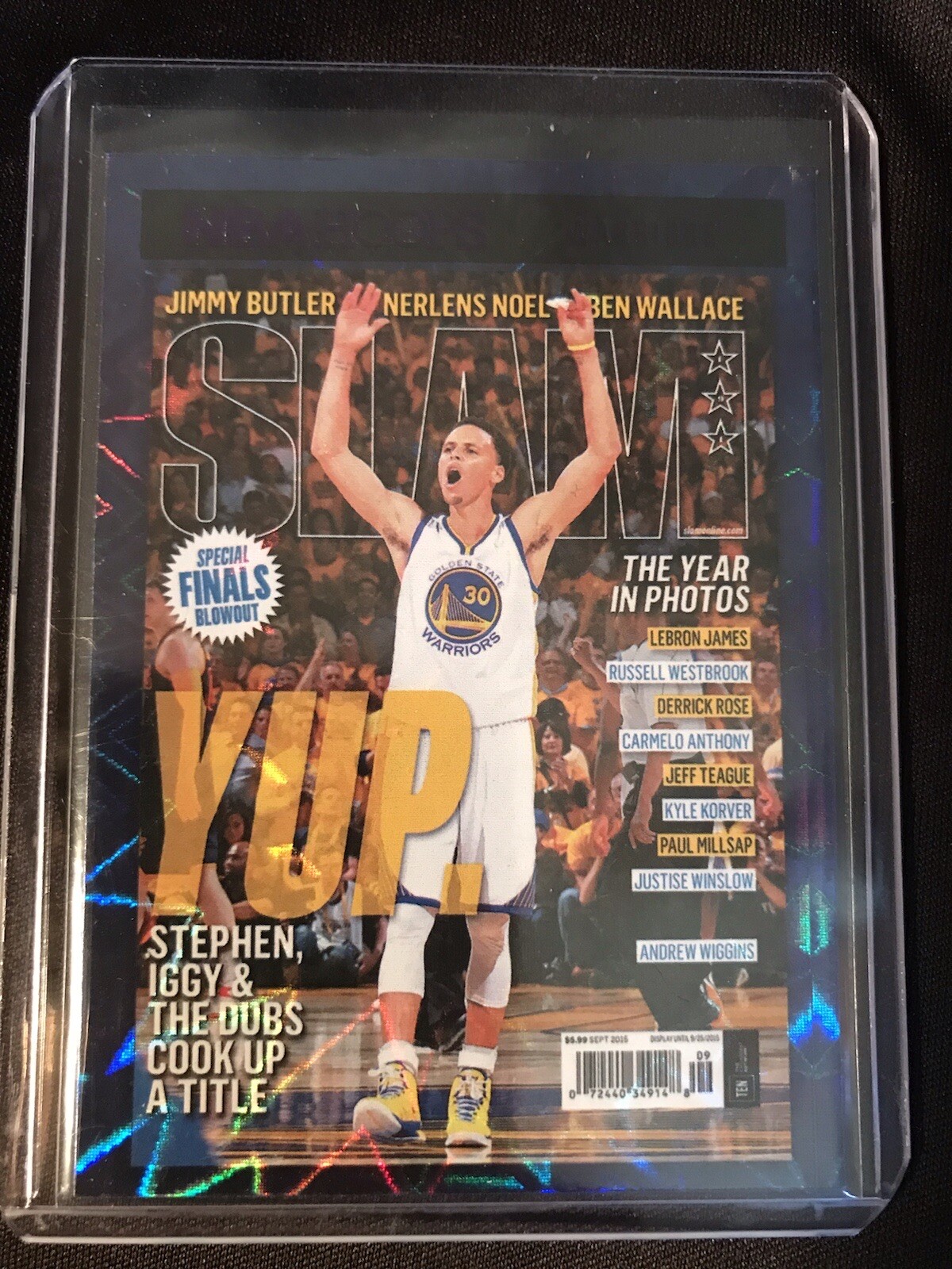 2020 Hoops SLAM Purple Explosion Stephen Curry SP