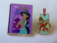 Disney Trading Pins  157002     Uncas - Jasmine & Abu - Princess Book & Bookmark