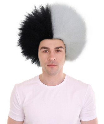 Erwachsene Männer mehrere Perücken stacheliges Haar perfekt für Halloween, atmungsaktive Kappe ohne Kappe